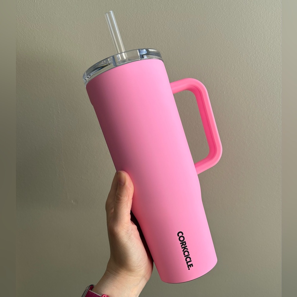 Corkcicle Cruiser 40 oz Cup in Sun-Soaked Pink
